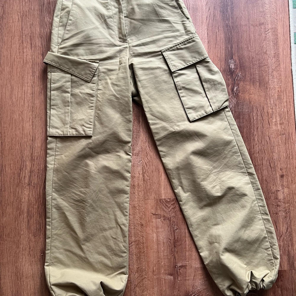 The Frankie Shop Beige Cargo Pants